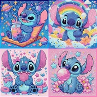 Disney Star Baby Stitch Crystal Diamond Painting DIY Handmade Diamond Sticker Stitch Trang trí Tranh