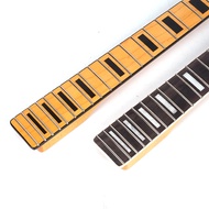 Yellow Guitar Neck, Rear Center Thread, Canadian Maple Closed 21 Fret Guitar Neck