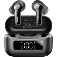 TOZO NC3 Hybrid Active Noise Cancelling Wireless Earbuds with 6 Mics AI Clear Call Ear Buds 55H Play