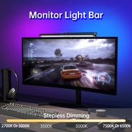 LED Monitor Lights Bar for Computer RGB PC Monitor backlight Stepless Dimmable Screen Hanging Light Table Lamps for Study Work