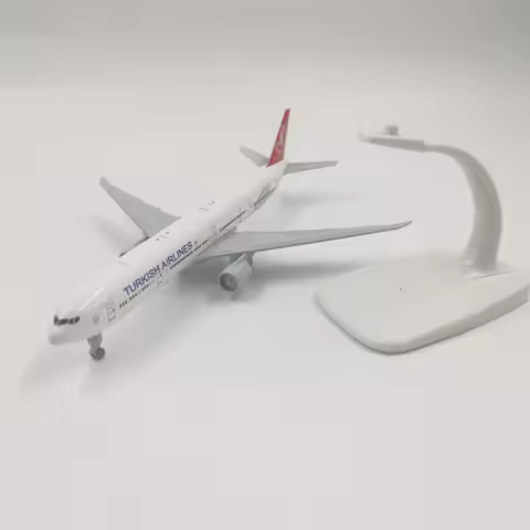 JASON TUTU 20cm Turkish Airlines Boeing B777 Airplane Model Aircraft KLM B7471:300 scale Diecast Met