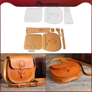 phenovo 7Pcs Leather Stencils Patterns Bag Templates Bag Template Ruler for DIY Craft Purse Making Q