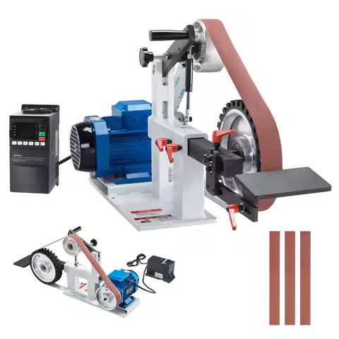 SucceBuy Belt Grinder Sander 72 x 2-Inch Variable Speed Polisher 1500W Polishing Grinding Machine fo