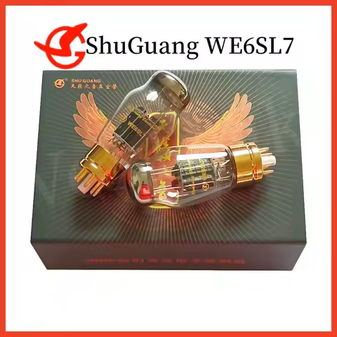 ShuGuang WE6SL7 6SL7 Vacuum Electron Tube Upgrade 6SL7 6SL7GT 6N9P 6N9 6H9C 5691 6N2 Audio Tubes Val