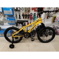 18" Coyote Aura MTB kids bicycle single speed with absorber disk brake