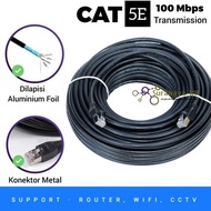 SHIPPINGbebas - LAN Cable 60M UTP STP CAT5E 60 M 60 Meter 60Meter FTP Outdoor IZINET