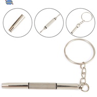 <hund> Mini 3in1 Screwdriver Glasses PhFor  Watch Screw Repair Tool Keyring Keychain