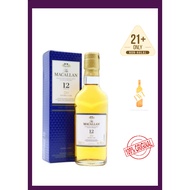 MACALLAN 12 DOUBLE CASK MINIATURE 50ML 40ABV GLASS BTL