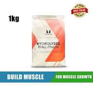 MyProtein Hydrolysed Protein 1kg Lactose-free dairy-free high-protein powder for Muscle Growth Unfla
