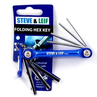 Steve & Leif 7 Pcs Folding Hex key set DIY Handy Tools CR-V Steel