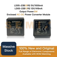 LD05-23B05R2 LD05-23B12R2 5V/1000mA 12V/416mA Output Power:5W Enclosed AC-DC Power Converter Module 