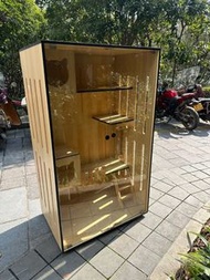 豪華貓別墅 貓櫃 實木玻璃門貓別墅貓窩 Cat Villa