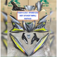 Body Cover Set Rapido Y15ZR V1 V2 Yamaha STICKER TAMPAL Grey Black Cyan Matt Red Ysuku Accessories Motor Y15 Coverset