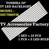 50U7880VM TOSHIBA 50" TV LED BACKLIGHT / Lamp TV 50U7880 50U7880VM