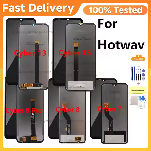 OEM LCD Screen Digitizer For Hotwav Cyber 13 Pro Cyber 13 Cyber 15 Hyber 7 Pro Cyber 7 Cyber 8 Cyber