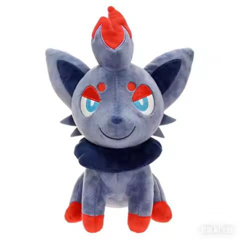 Pokémon Zoroark Zorua Plush Set - Purple Fox Stuffed Animals, Pre-Evolution Form Collectible Dolls