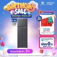 Worldtech ตู้เย็น 2 ประตู 5.9 คิว 168 ลิตร รุ่น WT-MRF-172 ประหยัดไฟเบอร์ 5 4 ดาว