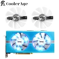 ☄For Sapphire RX470 RX590 RX580 RX480 RX570 NITRO Special Edition Fan 95mm CF1015H12D RX 590 580 ☠A