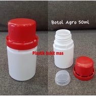 50 ml agro bottle / 50ml labor bottle / 50ml hdpe plastic bottle