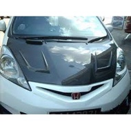 1 honda jazz ge js racing carbon fiber hood bonet replace upgrade performance look brand new set