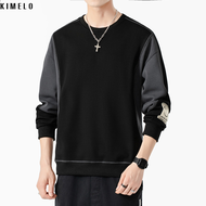 Kimelo Áo Nỉ Nam Cổ Tròn Khmer-Áo dài tay thương hiệu hợp thời trang cho mùa thu và mùa đông-Áo khoá