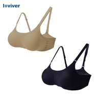 [Loviver] Silicone Breast Bra, Prosthesis, for Men And Women, Wireless, for Transvestite, Mastectomy Accessories