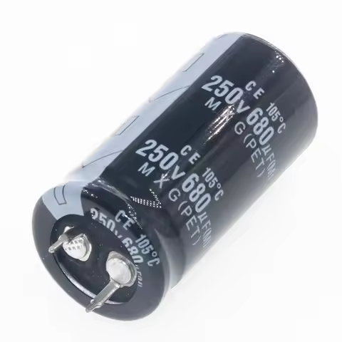 1pcs 680uF 250V 680MFD 250WV Aluminum Electrolytic Capacitor 25*40mm Radial 680mf250v 680uf250v 250v