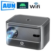 Portable MINI Projector AUN A002 Home Theater Cinema LED Android Projectors Game Beamer Smart TV WIFI Sync Smartone 4K V