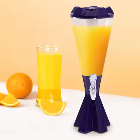 Bymaocar 3L/ 101oz Beer Tower Dispenser Beverage & Drink Beverage Dispenser Bar Tools & Accessories 