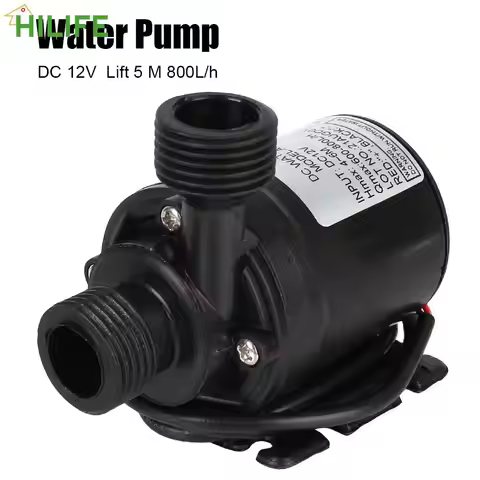 800L/H Portable Brushless Motor Submersible Water Pump Ultra-quiet for Cooling System Fountains Heat