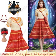 Halloween Disney Encanto dolores costume adult women dress Wig Cosplay Movie Character Party Outfits