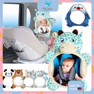 🐳Rearview Backseat Mirror Baby Car Seat Mirror Rear View Facing Infant with Toys Baby in-Sight Mirro