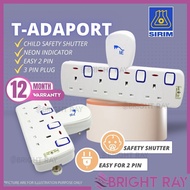 GLOBAL PRO Sirim T Adaptor Wall Extension Soket Plug Adapter  Extension Plug Extension Cord Universa