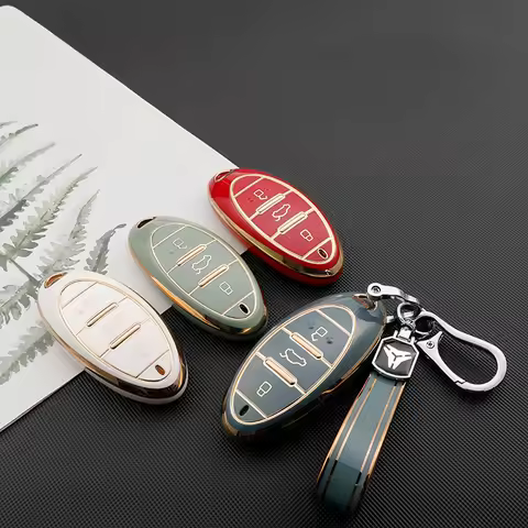 TPU Car Remote Key Case Cover Protect Shell Bag for FAW Bestune T77 T77pro New B70 Buckle T55 T33 T9
