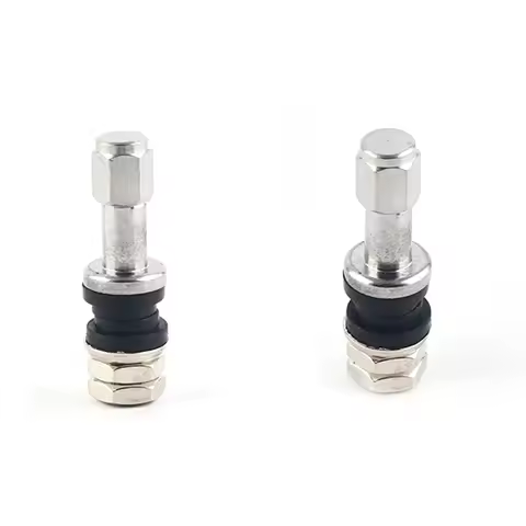 4pc Universal Car Tire Valve TR43E/TR48E Bolt-in Car Tubeless Wheel Tire Valve Stem Dust Cap Cover v