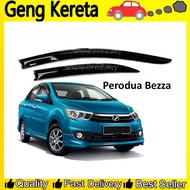 Air Press Window Door Visor Tingkap Kening Kereta Wind Deflector For Perodua Bezza (4Pcs x 8cm)