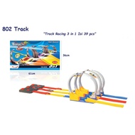 Children's Toy Track Racing 3 In 1/ Track Racing 3 Lanes