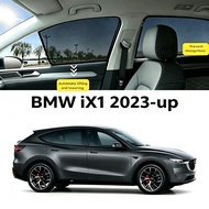 BMW iX1 2023-up Auto Magnetic Buckle Sunshade, Privacy Protection Heat Insulation Anti-mosquito Brea