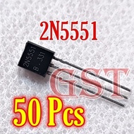 50Pcs transistor 2n5551 npn 2n 5551