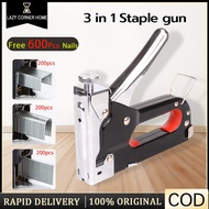 3 IN1 Professional Electric Nail Stapler Gun Nail Gun alloy steel High Strength Electric Nailer Hand