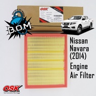 OSK Air Filter, Engine Air Filter, Nissan Navara NP300, Navara 2014