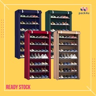 [READY STOCK] 7 Tier  Multi-layer Assembled Shoes Rack Dust-proof Cabinet Storage Asrama Airbnb Host