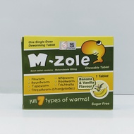 M-ZOLE DEWORMING TABLET Ubat cacing