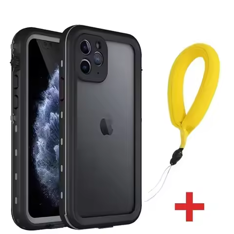 Full Sealed Clear IP68 Waterproof Case For iPhone 16 15 14 13 12 11 17 Pro Max 12 Mini XR Shockproof