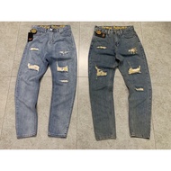 Drew house long straight jeans with full tags and zip pockets