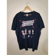Second Hand Band Shirt 5 Seconds of Summer T-Shirt size XL