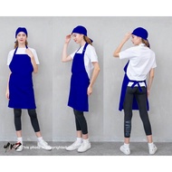 <apron>apron barista barista apron/ chef apron/ plain colored apron/ electricbiru