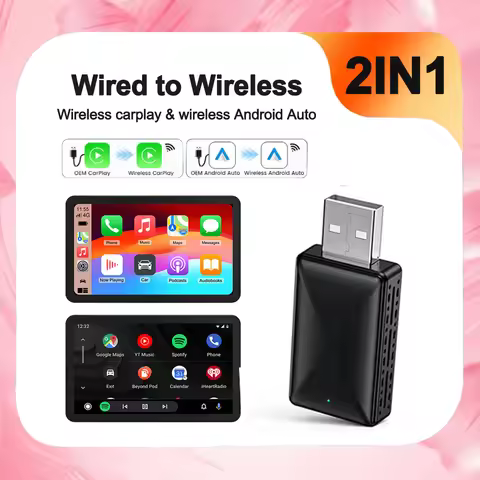 Wireless Carplay Adapter for Carplay Android Auto Smart USB Plug and Play For Havel Kia Volvo Audi M