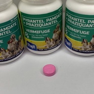 [CLR AGRIVET] VERMIFUGE PER PIECE TABLET / VERMIFUGE TABLET / ANTHELMINTIC FOR PET