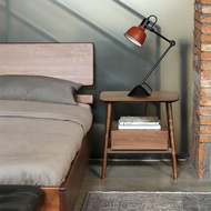 【D3原木家居】Nigel北美胡桃木床頭櫃 邊桌 桌几 全實木